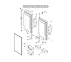 Maytag MFD2562KEW11 refrigerator door parts diagram