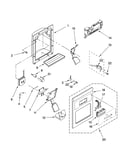 Dispenser front parts