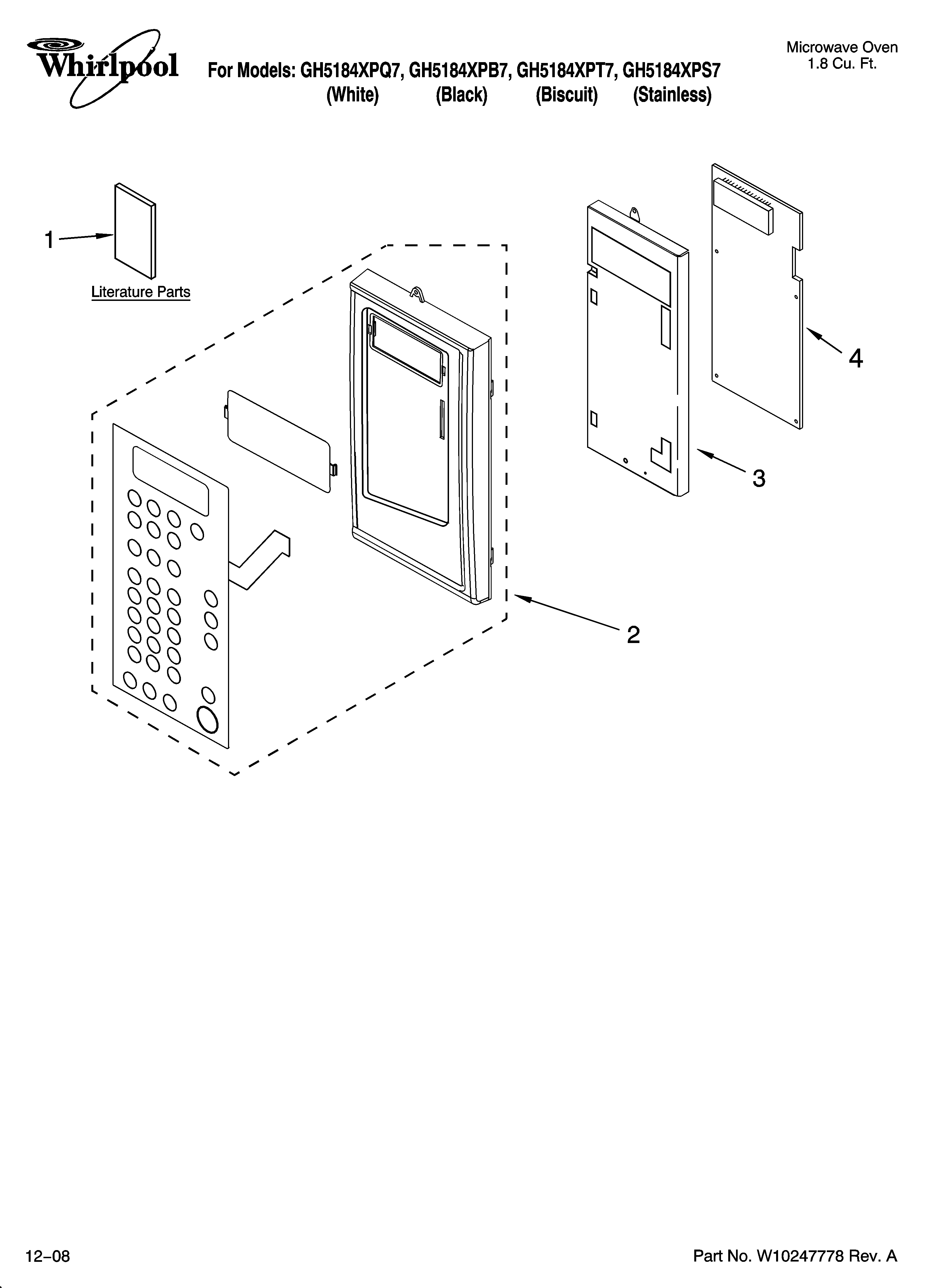 CONTROL PANEL PARTS