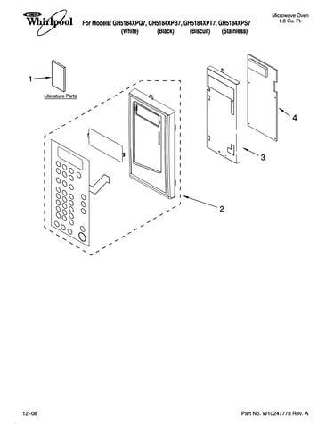 Control panel parts