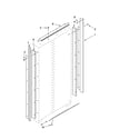 KitchenAid KSSO48FTX03 cabinet trim parts diagram