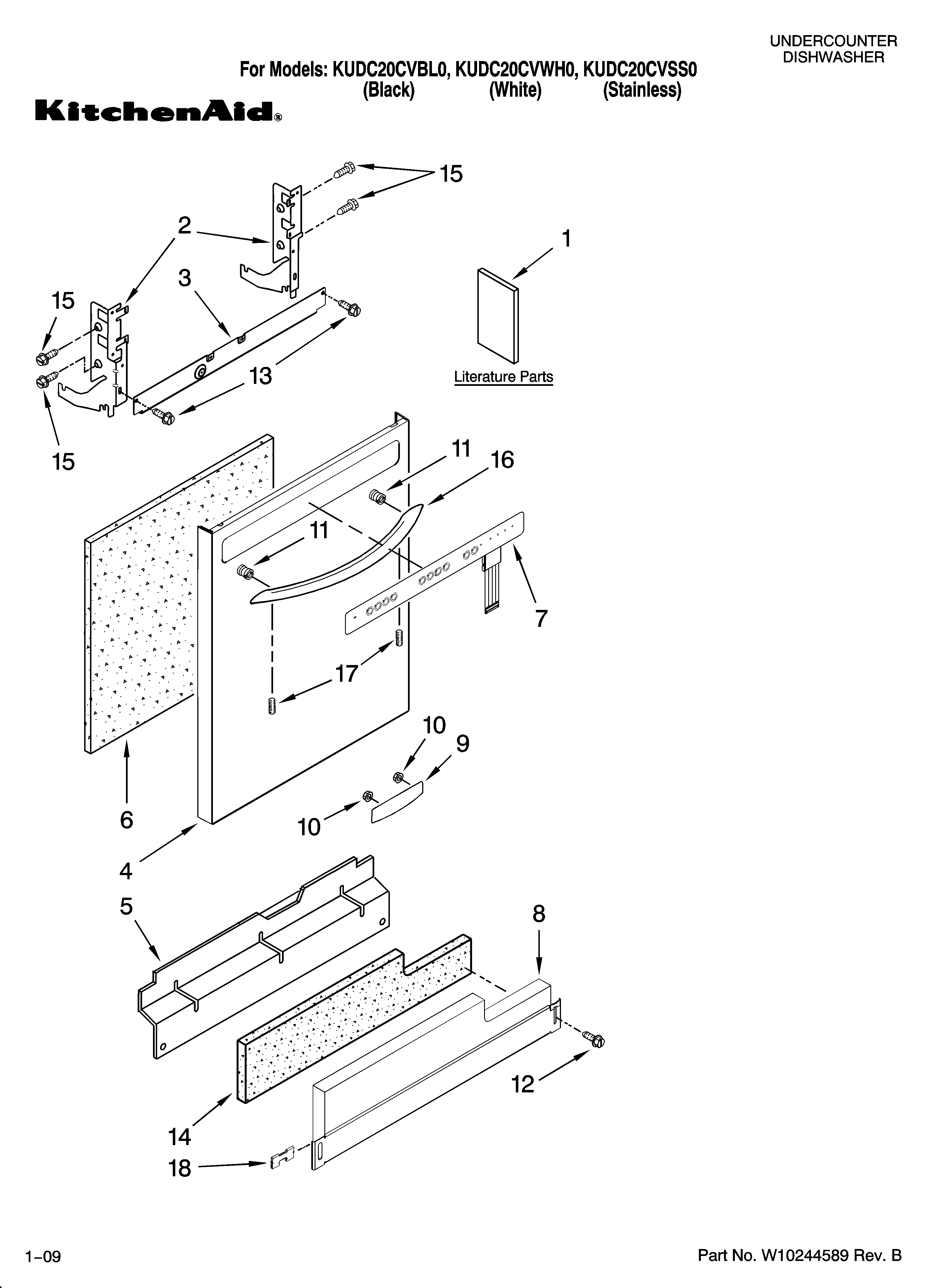 Door and panel parts