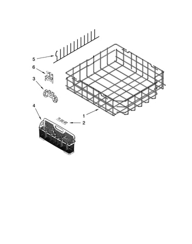 Lower rack parts