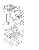 Shelf parts, optional parts (not included)