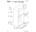 Whirlpool W9RXEMFWS00 cabinet parts diagram
