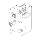 Whirlpool W9RXEMMWS00 icemaker parts diagram