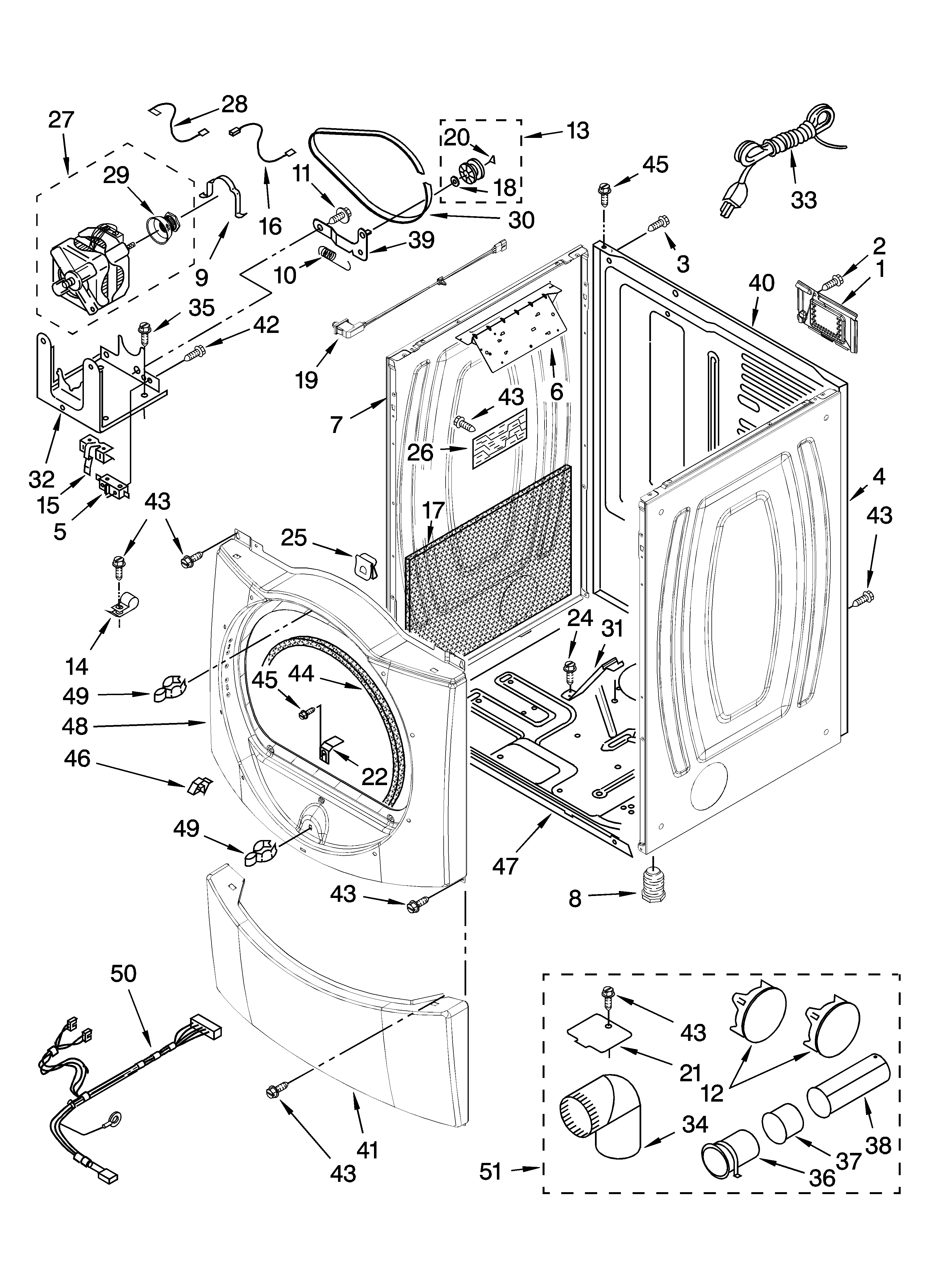 Cabinet parts