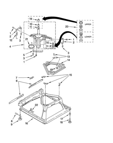 Machine base parts