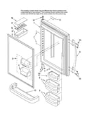 Refrigerator door parts