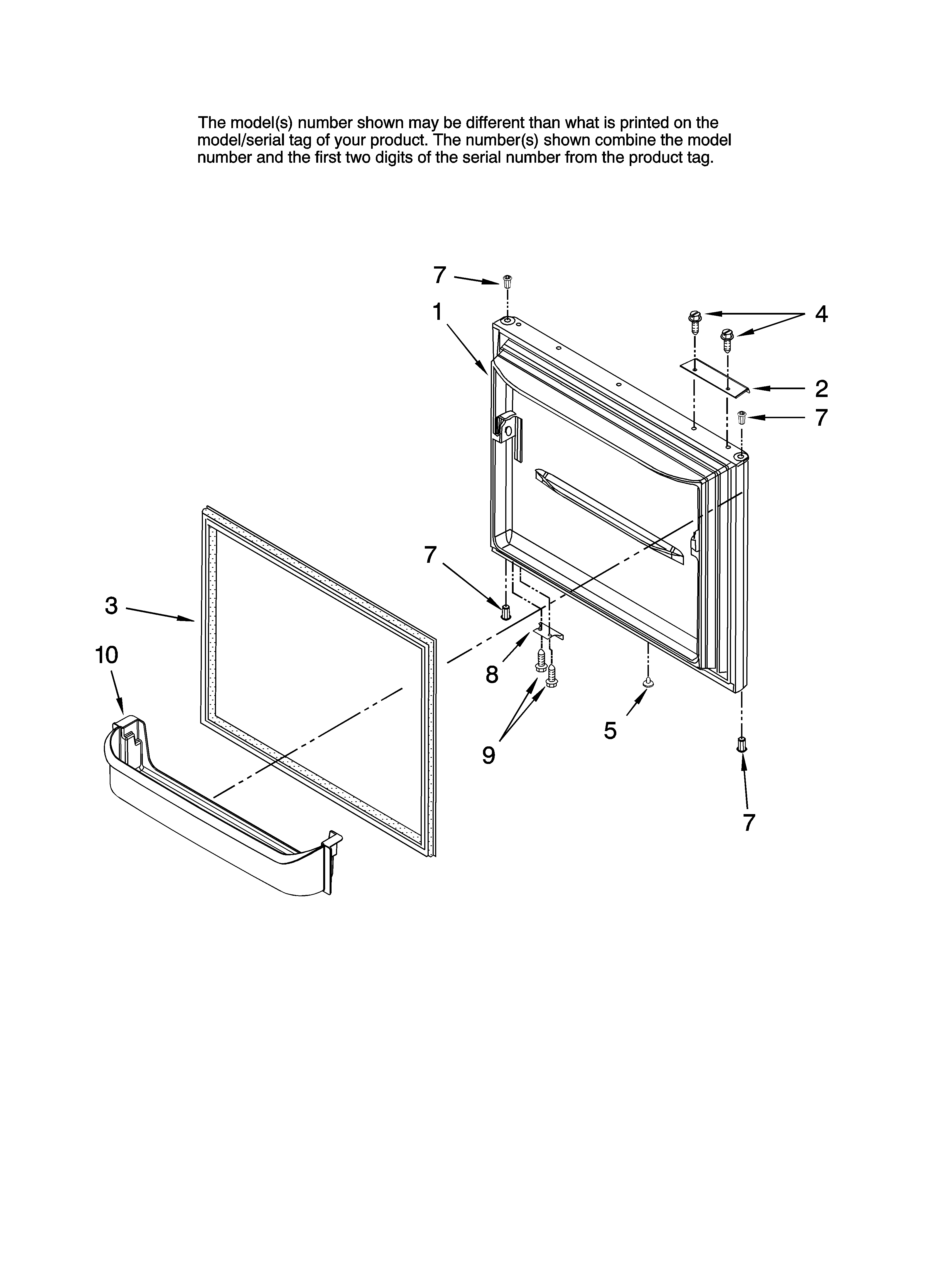 FREEZER DOOR PARTS