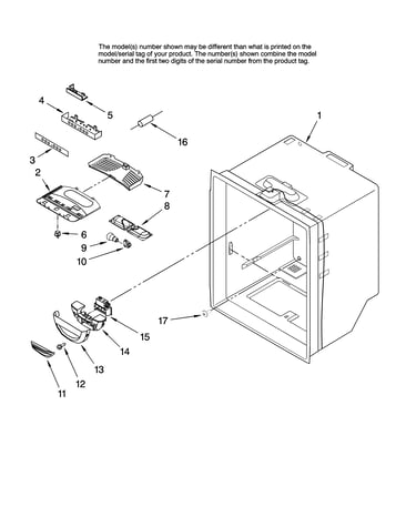 Refrigerator liner parts
