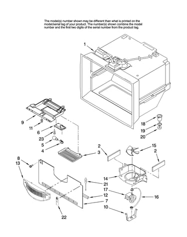 Freezer liner parts