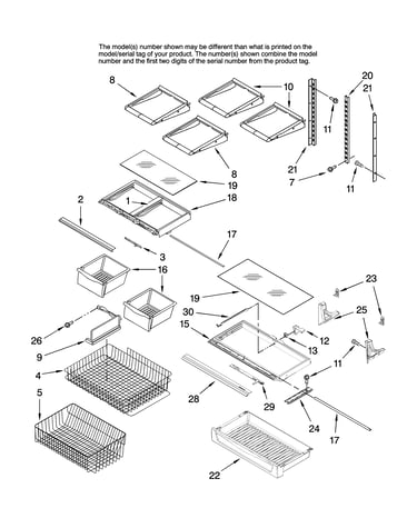 Shelf parts