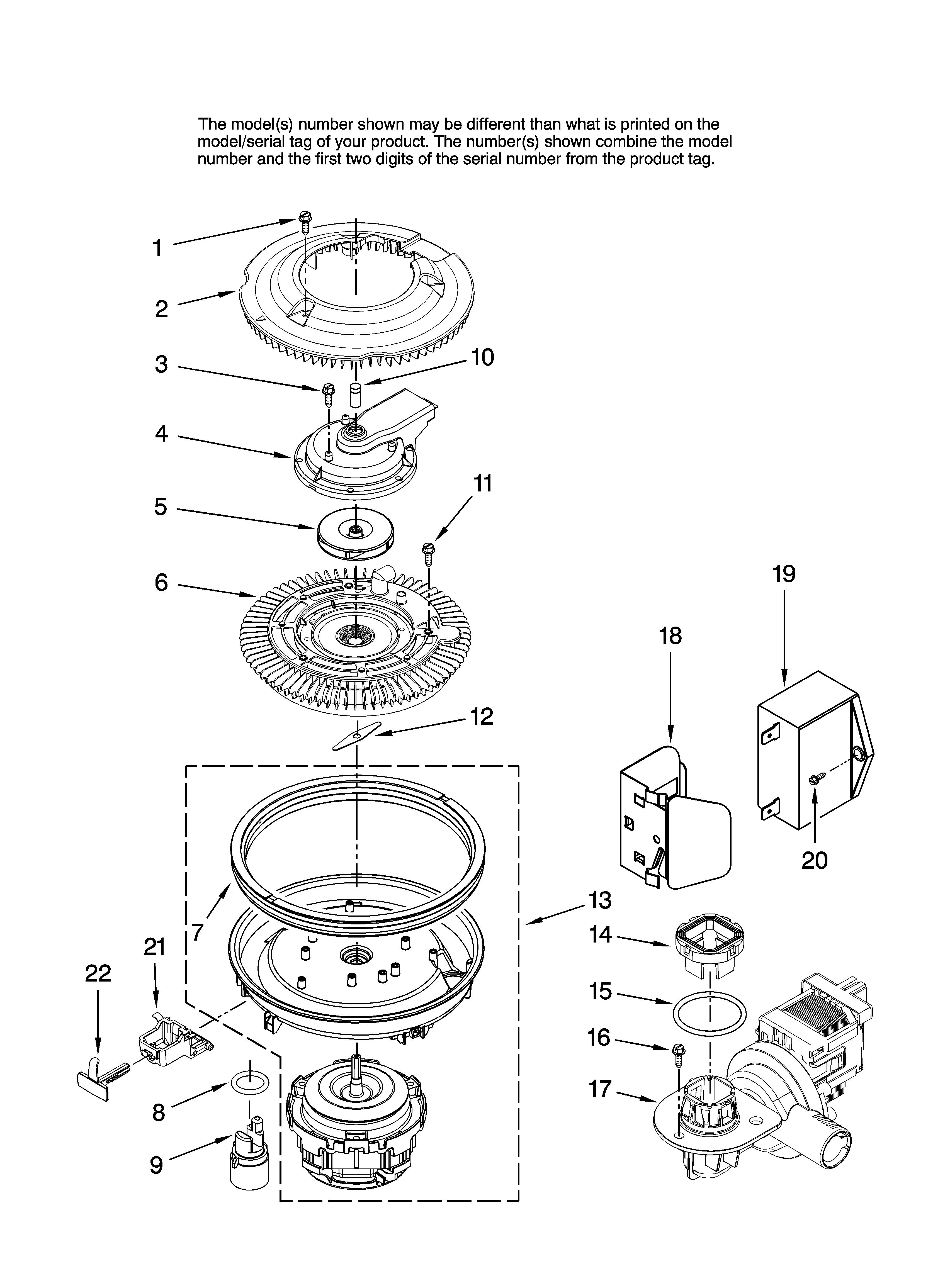 Pump and motor parts