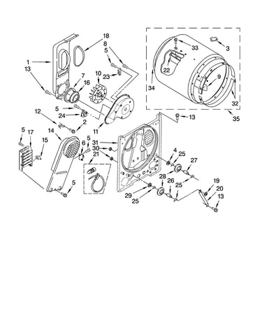 Bulkhead parts, optional parts (not included)