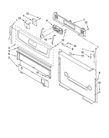 Control panel parts