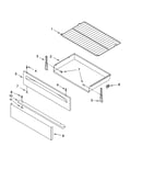 Drawer & broiler parts, optional parts