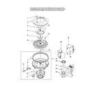 Jenn-Air JDB1080AWS0 pump and motor parts diagram
