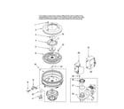 Jenn-Air JDB1080AWS42 pump and motor parts diagram