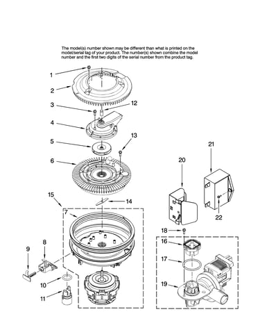 Pump and motor parts