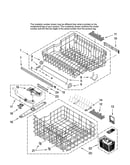 Upper and lower rack parts
