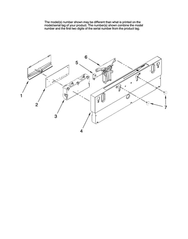 Control panel parts