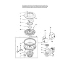 Jenn-Air JDB1095AWS0 pump and motor parts diagram