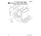 Maytag MDB8851AWS0 door and panel parts diagram