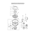 Maytag MDB8851AWB0 pump and motor parts diagram