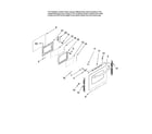 Maytag MER6757BAQ14 lower door parts diagram