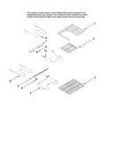Rack and element parts, optional parts (not included)