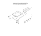 Maytag MGRH865QDB13 drawer and rack parts, optional parts (not included) diagram