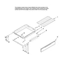 Drawer and rack parts, optional parts (not included)