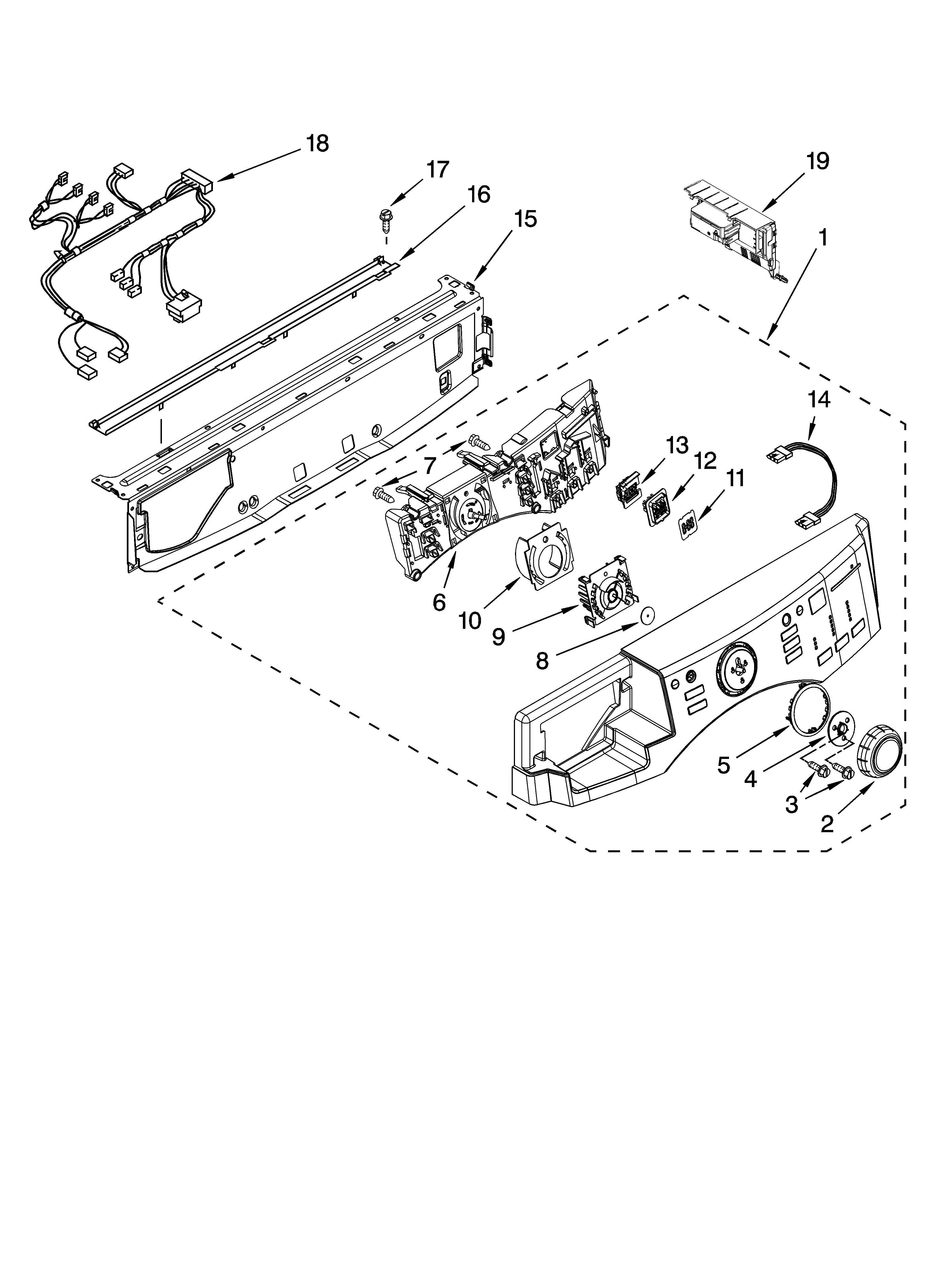 Control panel parts