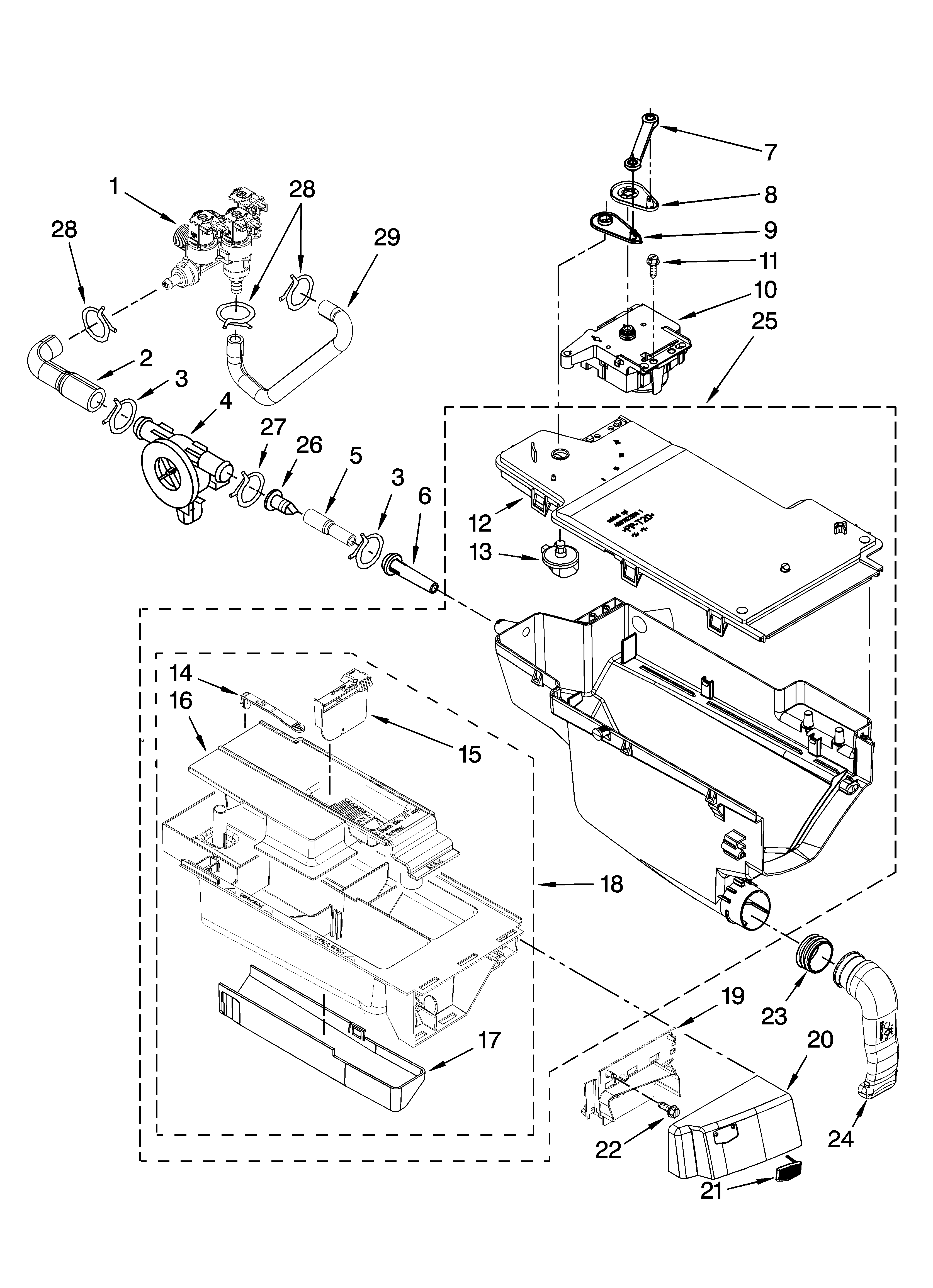 DISPENSER PARTS