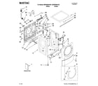 Maytag MHWE900VJ01 top and cabinet parts diagram