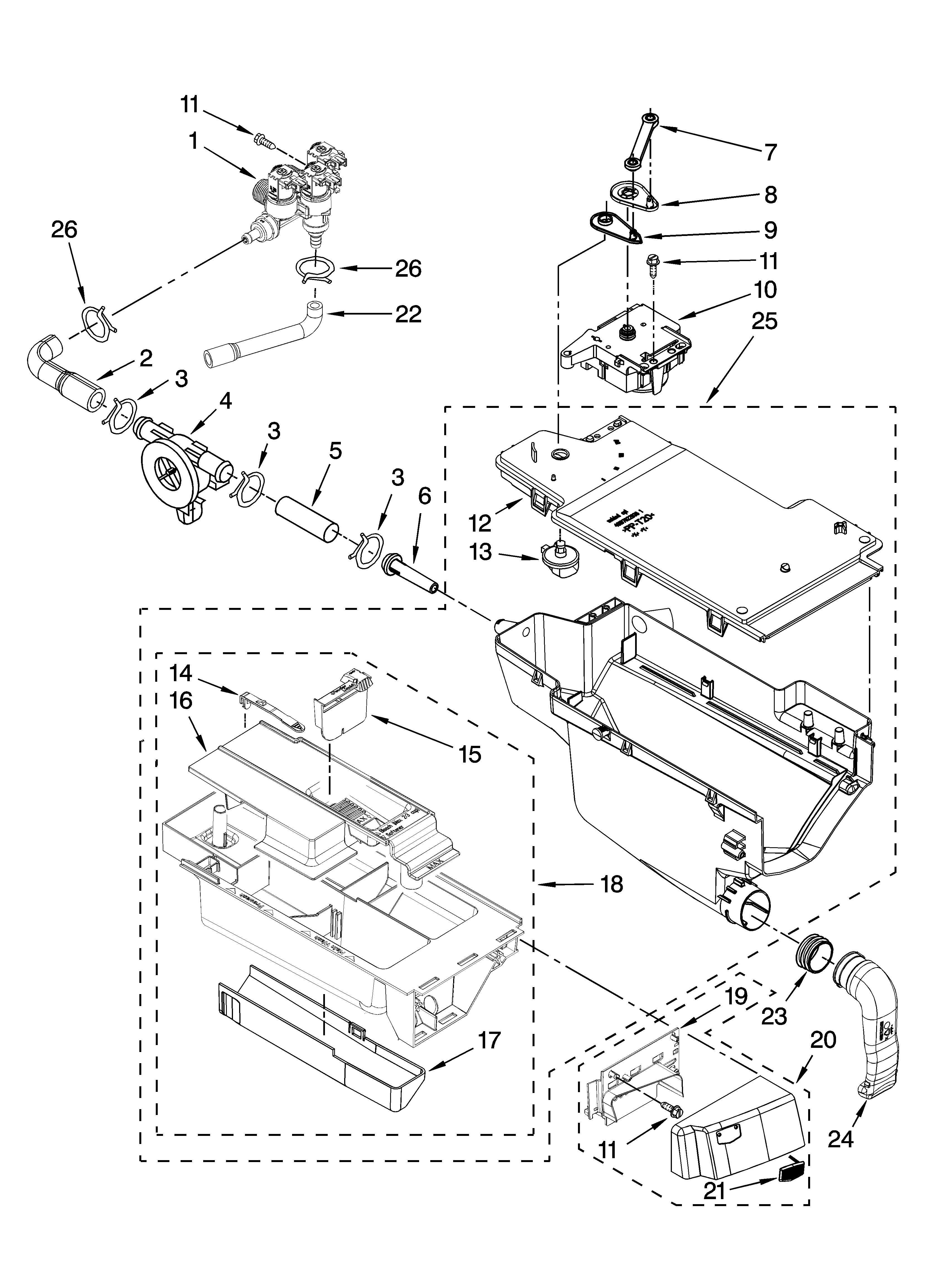 DISPENSER PARTS