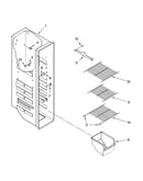 Freezer liner parts