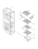 Freezer liner parts