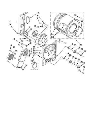 Bulkhead parts, optional parts (not included)