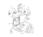 Whirlpool 4KWED5790VW0 bulkhead parts, optional parts (not included) diagram