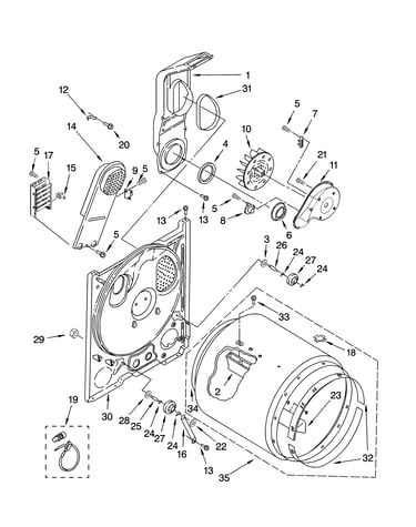 Bulkhead parts, optional parts (not included)