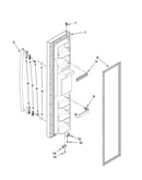 Freezer door parts