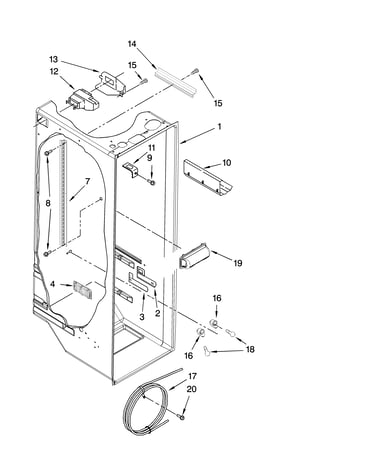 Refrigerator liner parts