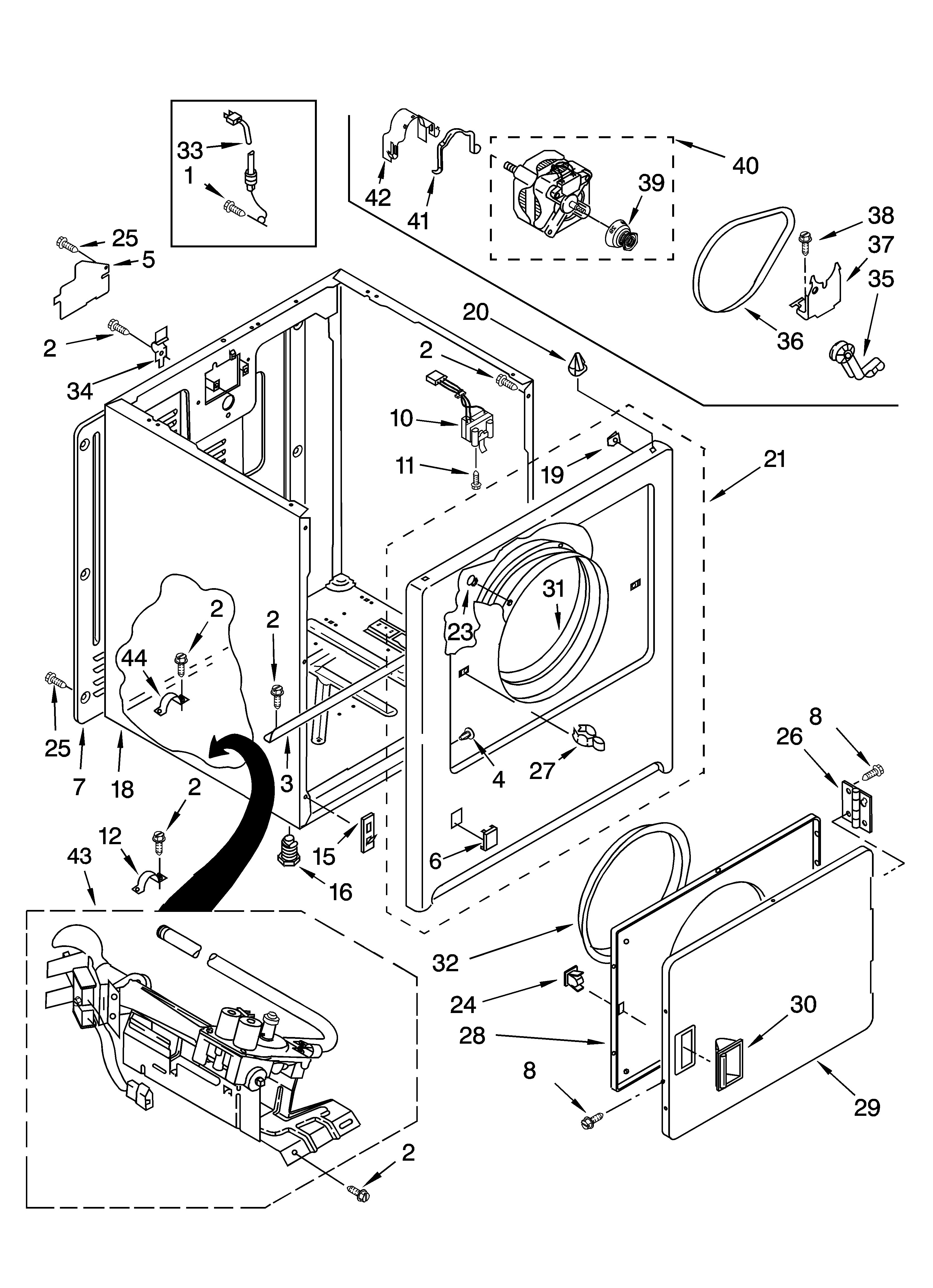 Cabinet parts