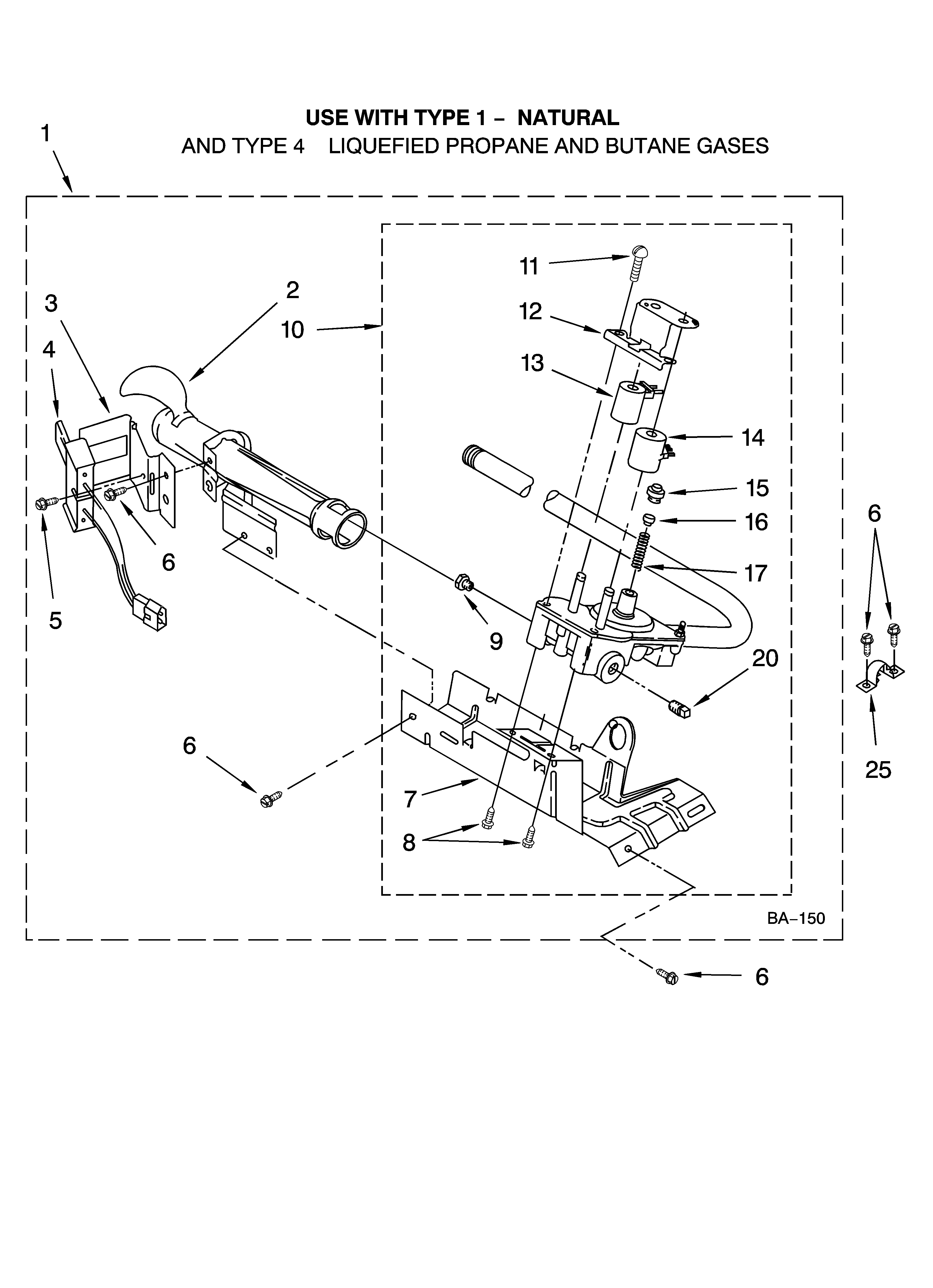 8318272 BURNER ASSEMBLY