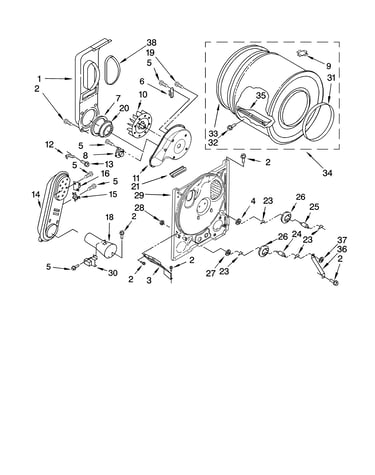 Bulkhead parts, optional parts (not included)