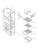 Freezer liner parts