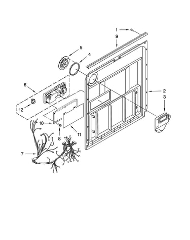 Door and latch parts