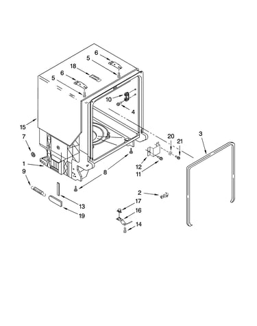 Tub and frame parts